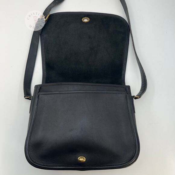 Vintage Coach Ranch Bag 9852 Black 1990's USA - Picture 5 of 10